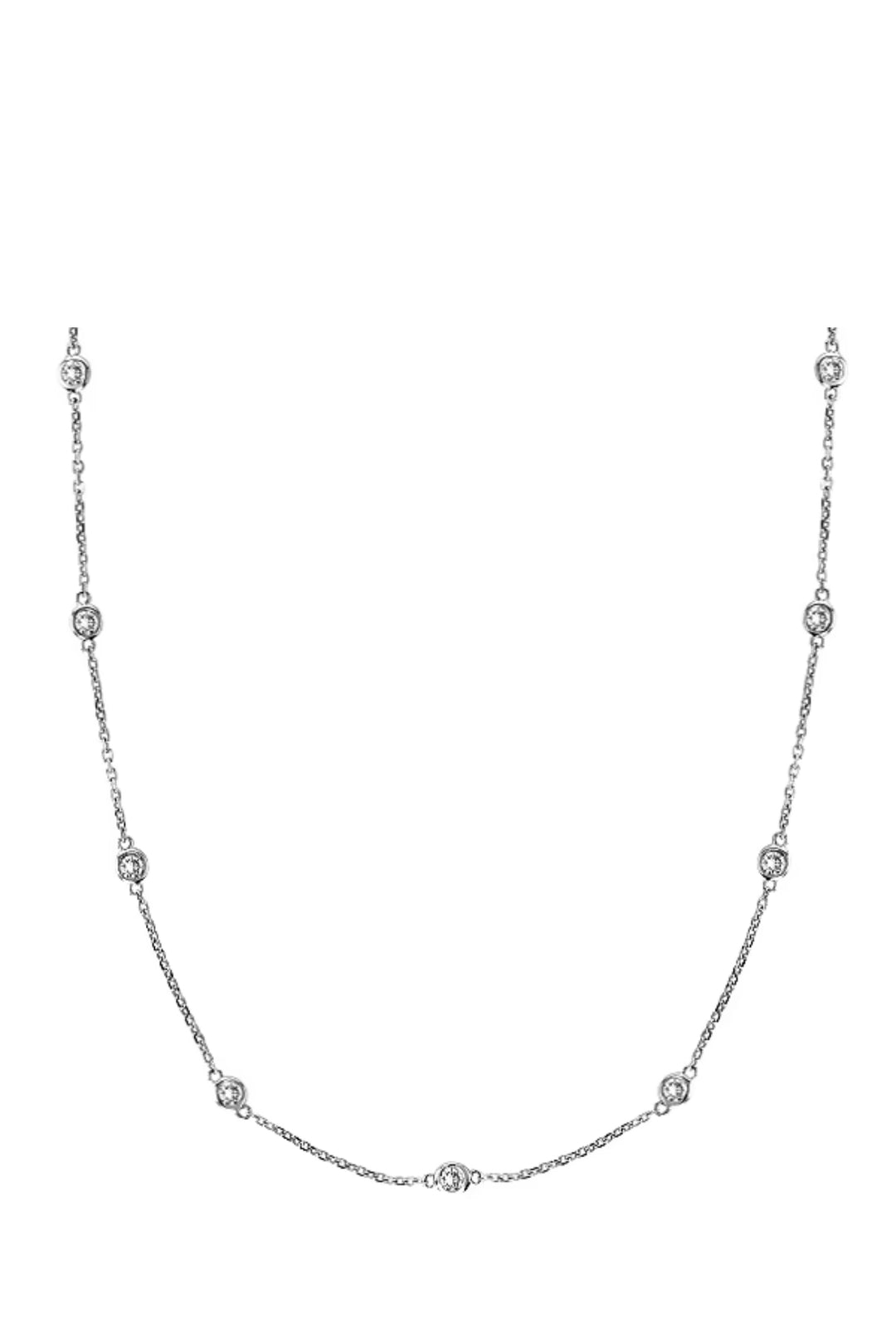 Diamond By the Yard Necklace