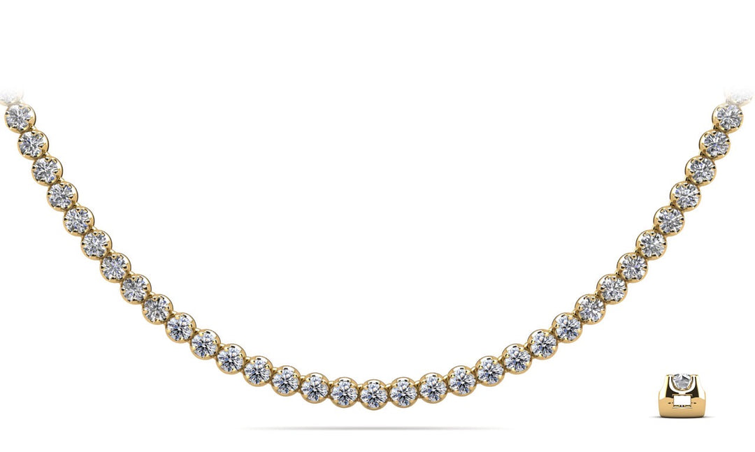 Classic Diamond Tennis Necklace 3- 7 carats