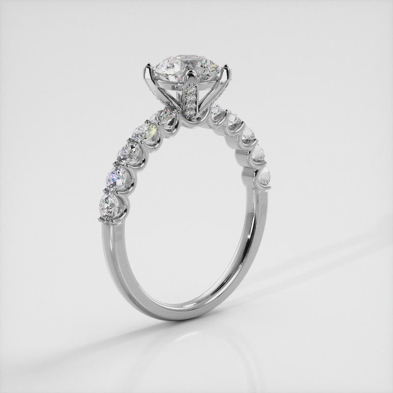 Brilliant Round Diamond Bridal Set