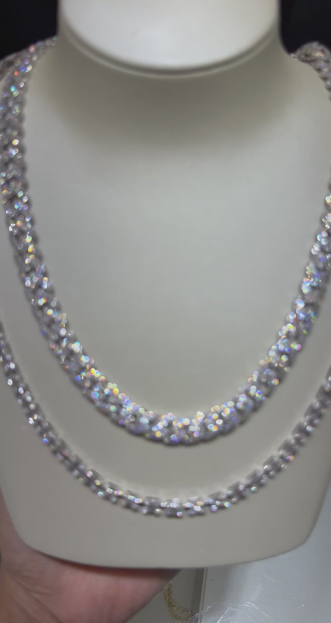 Arctic Cuban Necklace