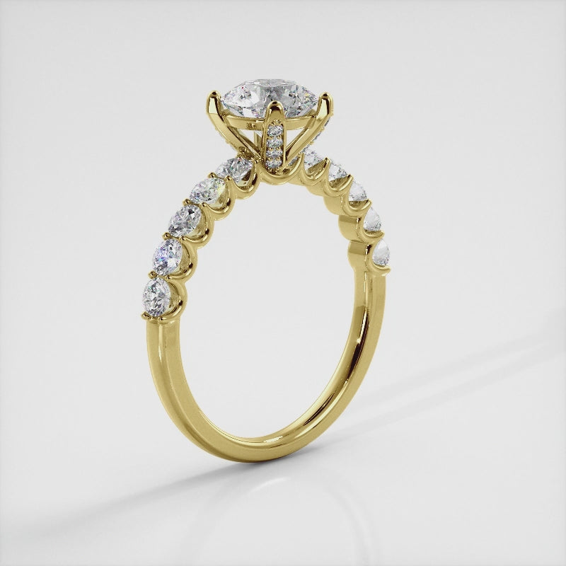 Brilliant Round Diamond Bridal Set