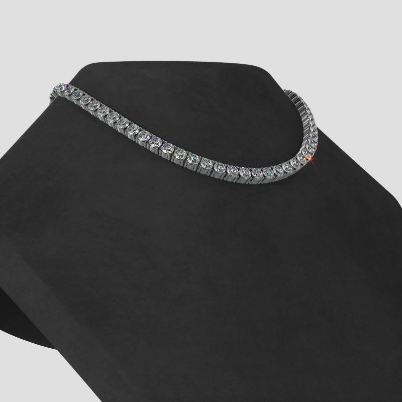 4 Prong Timeless Diamond Tennis Necklace